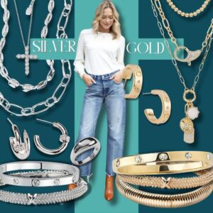 Read more about the article Gold vs Silver: The Simple Trick to Mixing Metals Like a Pro After 40