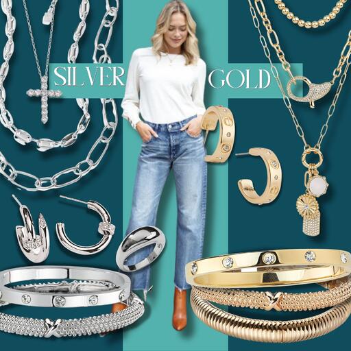 Read more about the article Gold vs Silver: The Simple Trick to Mixing Metals Like a Pro After 40